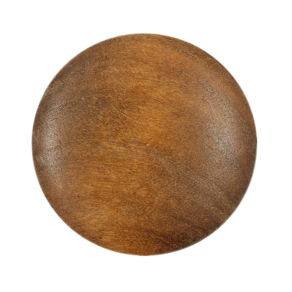 40mm Large Brown Wood Shank Buttons. 6 pcs. 1.58 inch