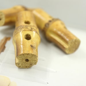 Bamboo Buttons - Bamboo Joint Toggles, 1.42 inch (6 in a set)