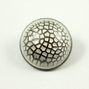 Metal Buttons - Snakeskin Metal Buttons , Copper White Patina Color ...