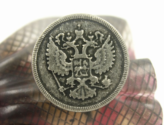 Metal Buttons - Two-headed Eagle Emblem Metal Buttons