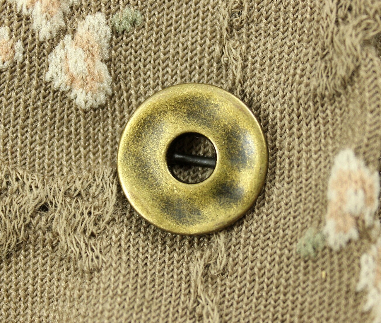 Metal Buttons Broadside Circle Metal Buttons Brass Color Etsy