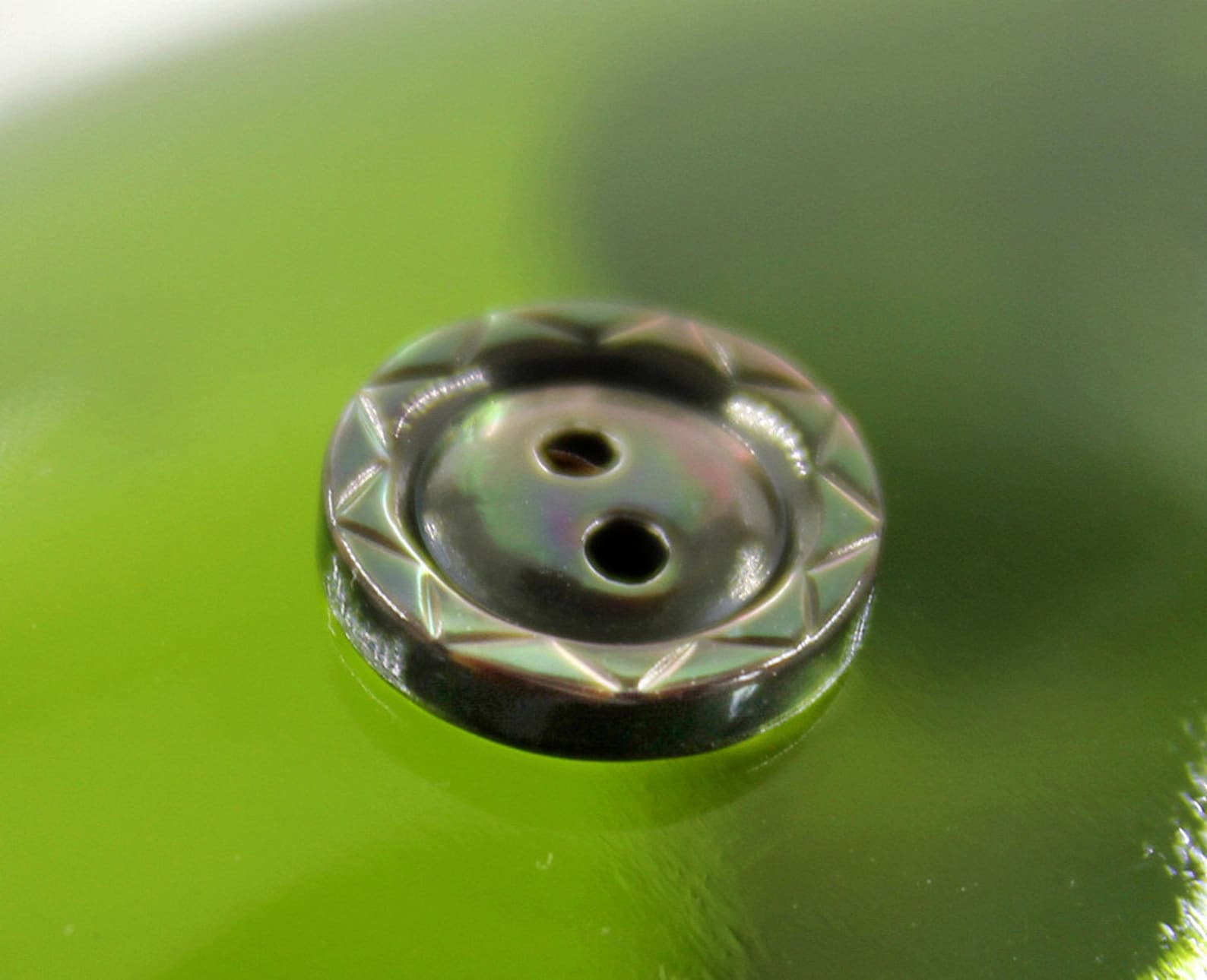 Shell Buttons Zig-zag Carving Black Mother of Pearl Buttons - Etsy