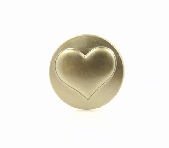 Wooden Buttons - Hearts - 18 mm (0.71 in), Accessories