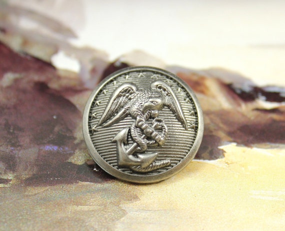 Metal Buttons - United States Marine Corps Old Emblem Metal 