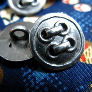 Metal Buttons Imitate 4 Holes Metal Buttons Gray Silver - Etsy