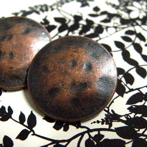 Metal Buttons Retro Copper Metal Buttons , Shank , 18mm0.71 inch , 10 pcs image 2