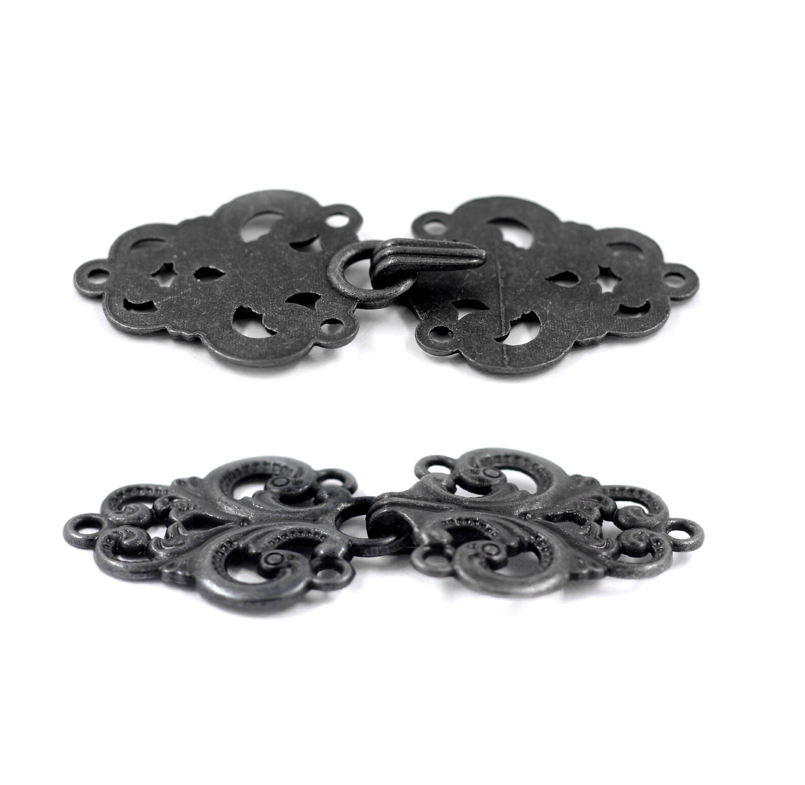 HOOK and EYE Fasteners Stunning Vintage Black Openwork Etsy HOOK and EYE Fasteners Stunning Vintage Black Openwork Etsy