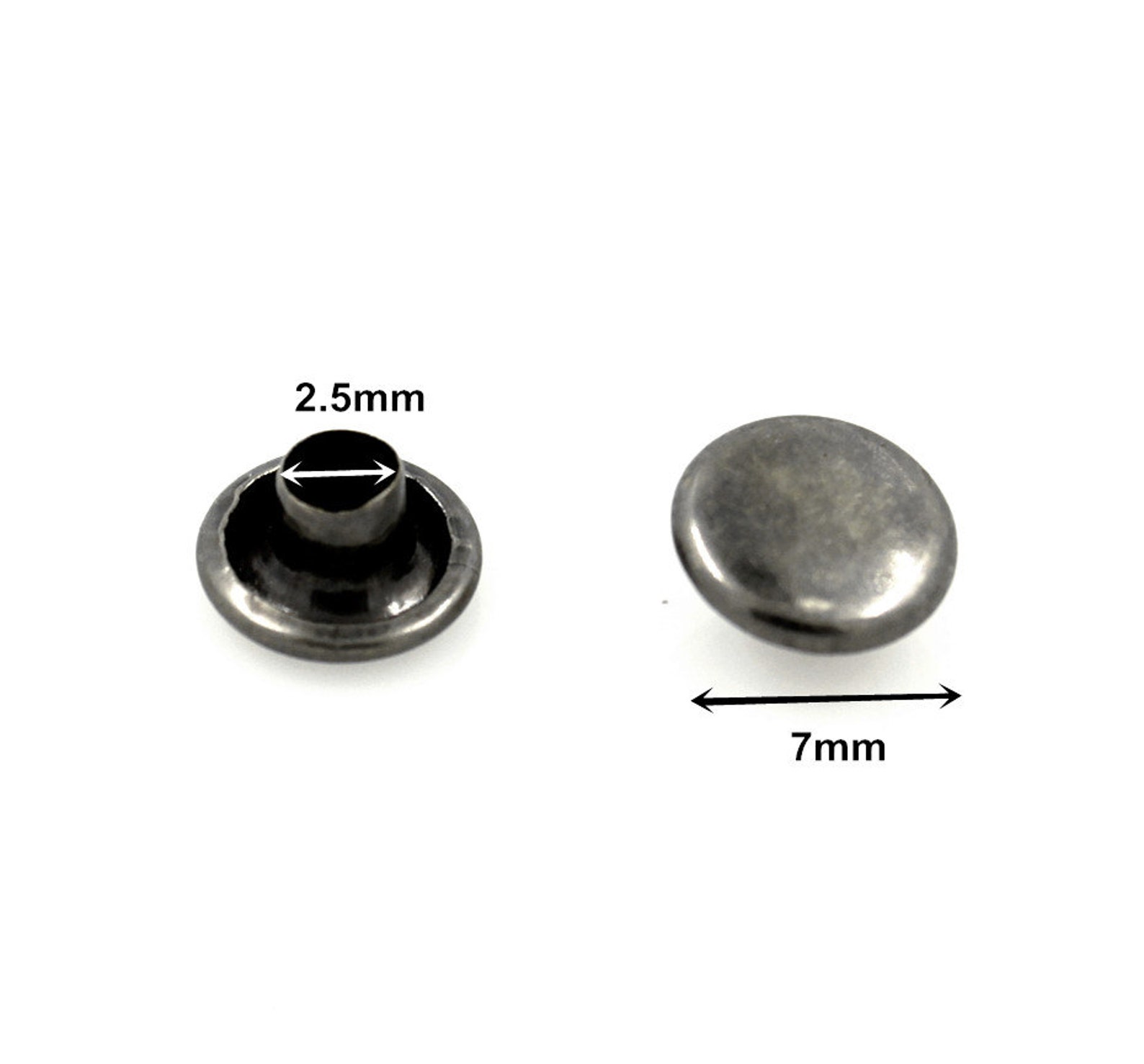 Cavalry Concho Gray Silver Metal Rivet Set - 1.26 Inch - 1 Piece - Etsy