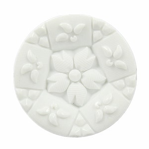 Fiore pulsanti - Sakura e petali plastica bottoni bianchi. 10 in un set, 0,83 pollici