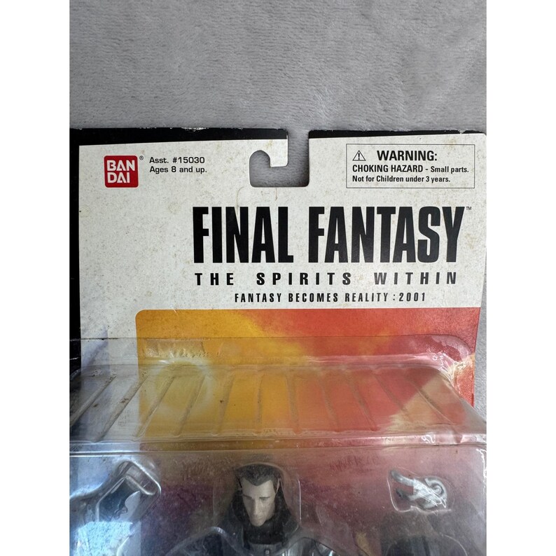Figura de acción de Neil Fleming de Final Fantasy: The Spirits Within de Bandai, 2001, 15035 imagen 2