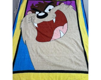 Looney Tunes Tazmania Teufel Fleece Decke Überwurf Looney Tunes Charakter