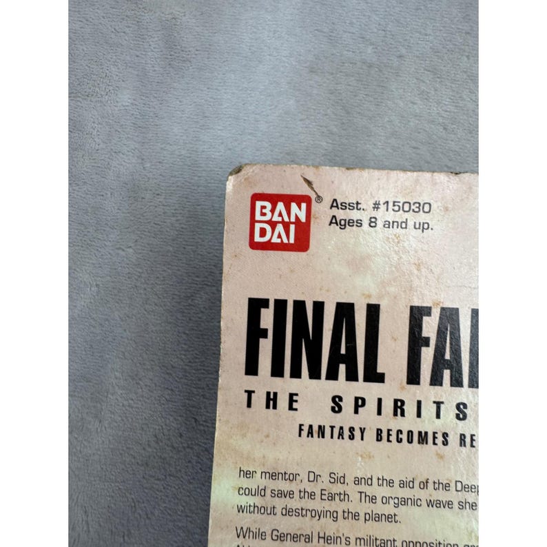 Figura de acción de Neil Fleming de Final Fantasy: The Spirits Within de Bandai, 2001, 15035 imagen 4