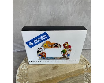 Warner Bros Studio Store Looney Tunes Classic Bilderrahmen 4x6 Vintage 1998 New in Box
