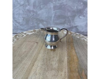 Vintage EPNS Silver Plated Mini Creamer Pitcher Individual Tea Service India 3in