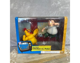 Mezco Family Guy The Giant Huhn vs Peter Griffin Actionfiguren Set Series 3