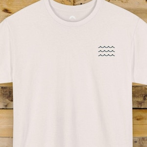 Surf-T-shirt heren Ride The Waves Surf Tee Beach Life zomer katoenen surf-T-shirt Coastal Surf Adventure-T-shirt ontspannen pasvorm Ocean Lover-shirt
