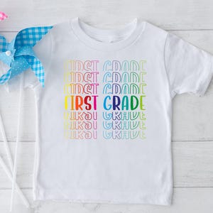 First Grade Teacher T-Shirt, First Grade Shirt, Hello School Shirt, Back To School Gift Tee, First Grade Boys Shirt, First School Day Shirt