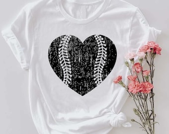 Baseball Distressed Heart Sweatshirt, Baseball Mom Sweatshirt,Baseball Gift,Baseball Game Gift,Gift For Baseball Lover,Sports Mom Sweatshirt