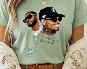 Comfort Colors® Vintage R&B Tour Tshirt, Chris Brown Usher  Fan Gift