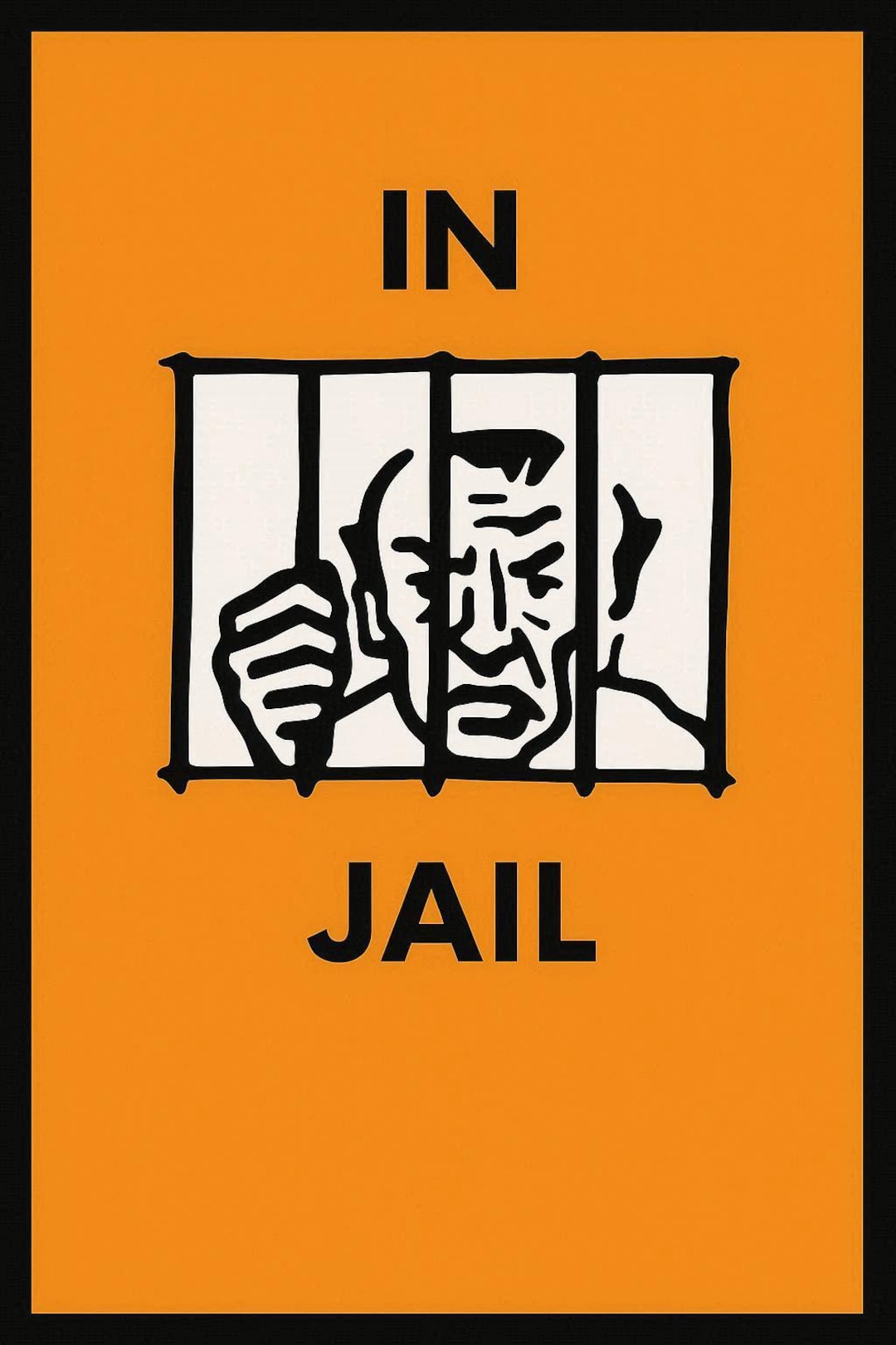 Monopoly Classic in Jail Poster | Classic Game Inspired Poster ...