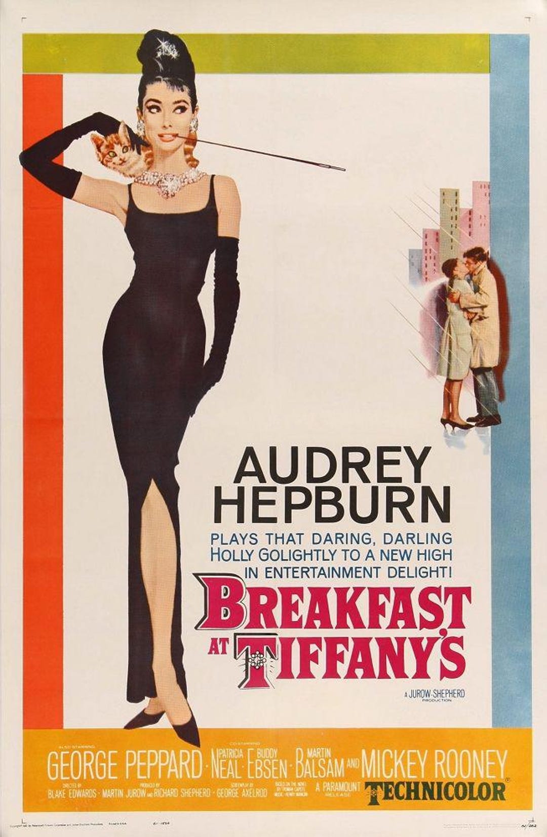 Vintage Audrey Hepburn Movie Poster | Classic Retro Movie Poster ...