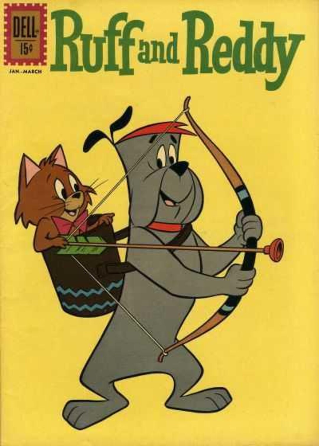 Comics Mitchell Ruff Ruff and Reddy Classic Comics Poster | Retro Comic Book Poster ...