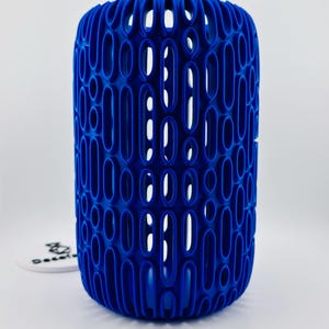 Vas Breach ajouré modern design – Dekorativ skulptur i PETG 3D, organisk stil för torkade blommor eller moderna föremål