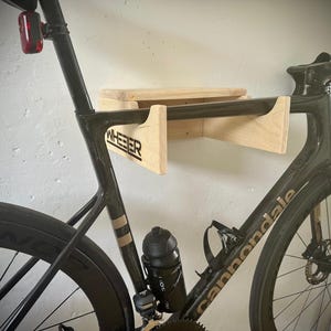 custom wooden bike stand