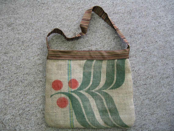 Items similar to Burlap Tote/Market Bag Sack--Free Domestic Shipping on ...