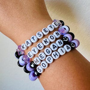 Custom Katseye Bracelets Set of 4 - Choose your text