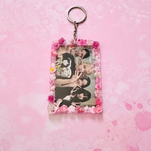 Blackpink Photocard Holder Keychain with Charms