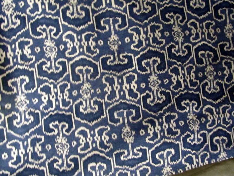 BENGALI INDIAN Blue/indigo Ikat Designer Etsy