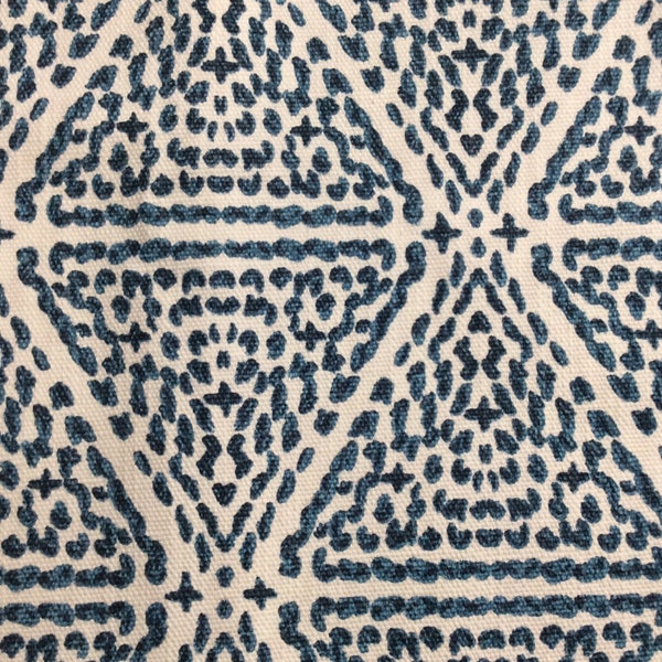 Miguel Azure Blue  Lacefield fabric home decor Mulripurpose