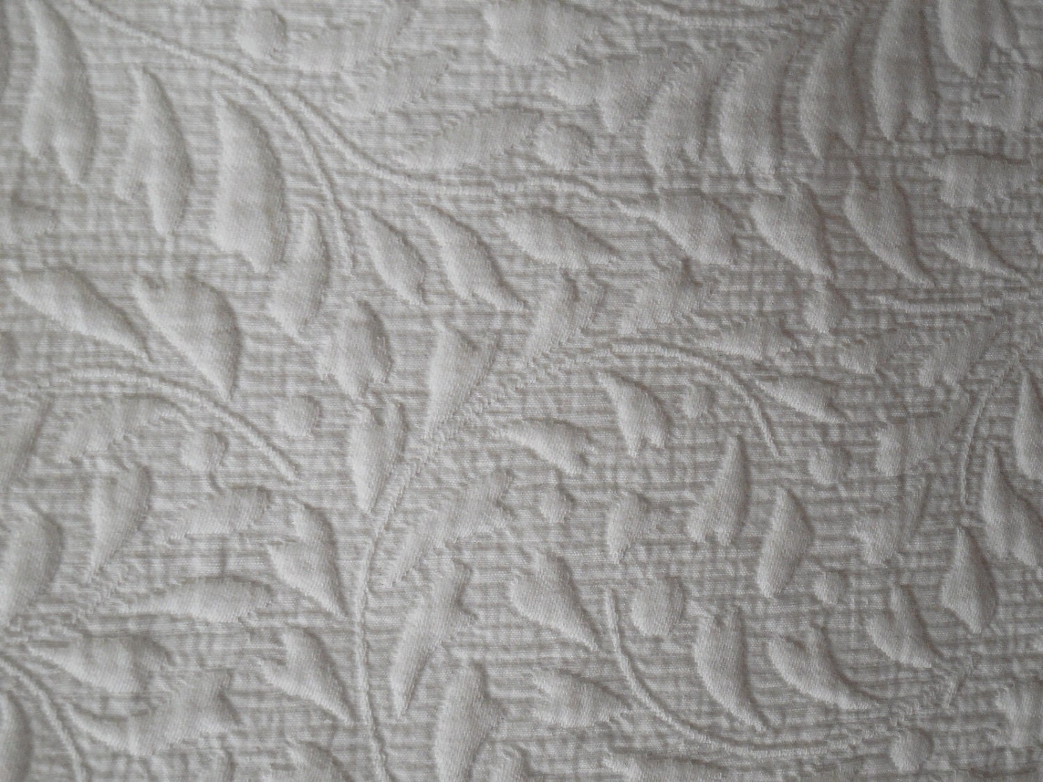 MATELASSE in ivory prewashed/washable fabric for Etsy