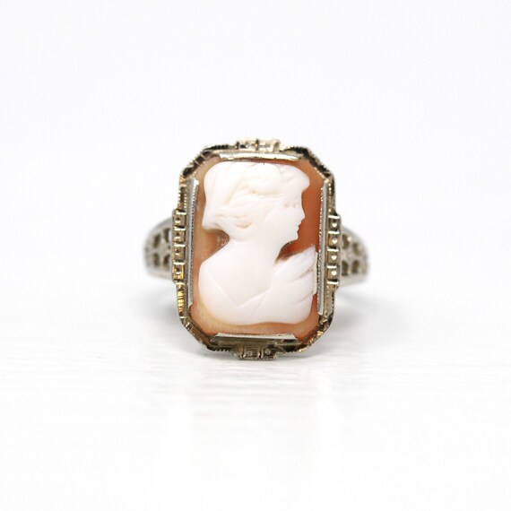 Antique cameo rings for cheap sale