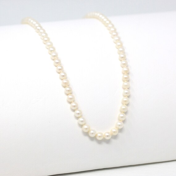 Sale Cultured Pearl Necklace Modern 14k 