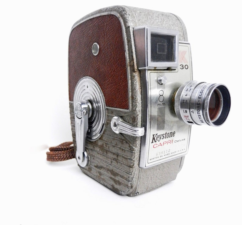 Vintage Keystone Capri Movie Camera 1950 K30 Deluxe 8mm / Etsy