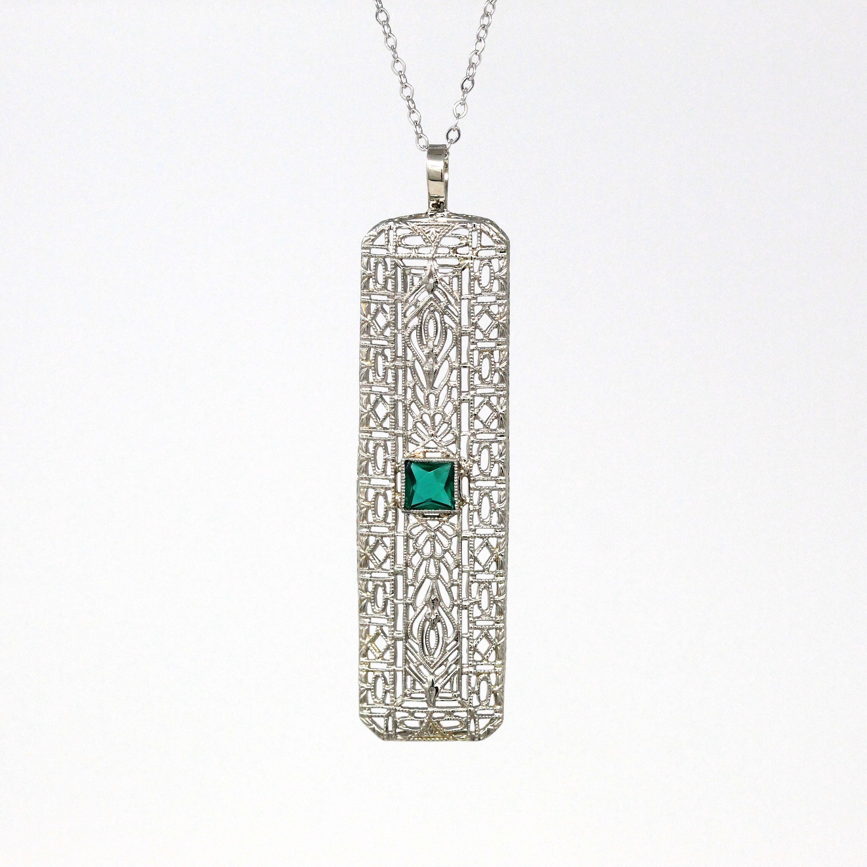 Sale Vintage Filigree Necklace 10k 