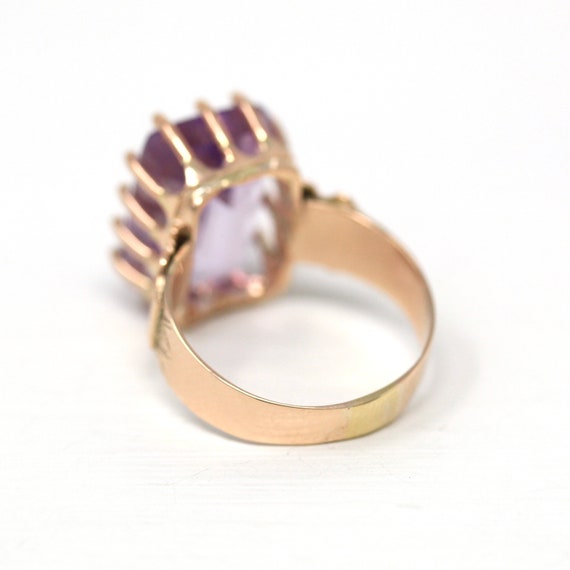 House Of Vincent - Amethyst Pond Ring VJ230-URG-GA - Green Amethyst - Gilded