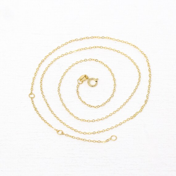 Yellow Gold Chain Solid 10k Gold 