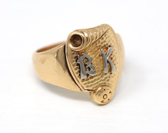 Sale - Vintage Onyx Ring - Art Deco 14k Yellow Gold Genuine Sale - Vintage Onyx Ring - Art Deco 14k Yellow Gold Genuine