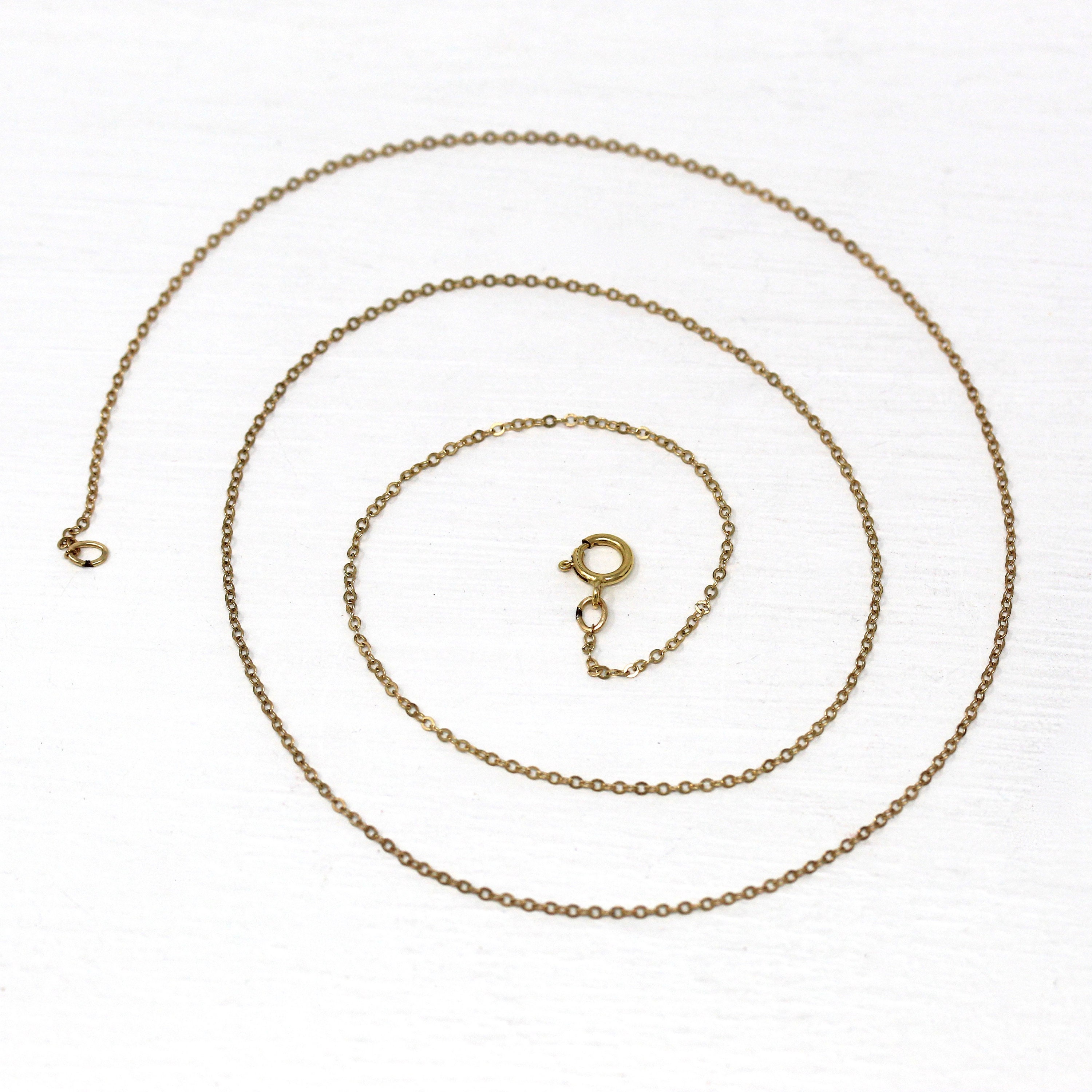 14k Gf 20 Inch Chain - Etsy