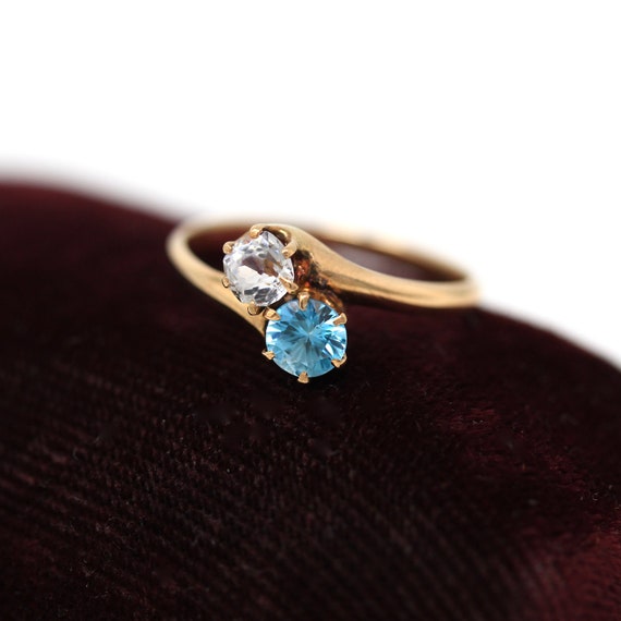 Genuine blue deals zircon ring