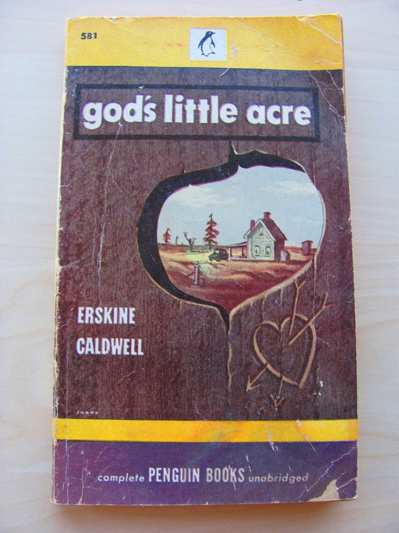 God's Little Acre Vintage Paperback Book Erskine Caldwell | Etsy