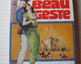 Beau Geste Percival Christopher Wren Vintage Paperback Book Pulp Fiction Novel French Foreign Legion Adventure Action Thriller Jewel Heist