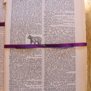 vintage Dictionary Pages 10 Grand millésime des années 1940 Définitions Scrapbooking Paper Bundle Ephemera Valentine Collage Wedding Invitation Supplies