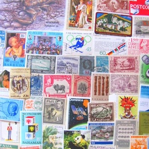 El mundo es un pañuelo: 100 sellos postales antiguos de todo el mundo: Europa, África, Asia, América Latina, Caribe, Australia. Filatelia de viajes 2.