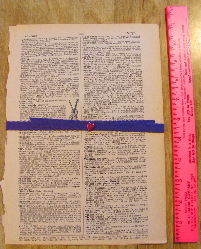 Vintage Dictionary Pages 10 Large Vintage 1940s Definitions Etsy