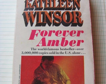 Forever Amber Kathleen Windsor Vintage Paperback Book Fiction Romance Novel Modern Classic Mistress of King Charles II Restoration England