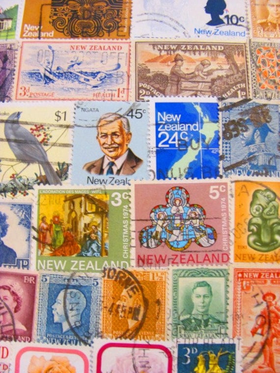 ニュージーランド・モーリシャス 使用済切手 約39枚 ニュージーランド